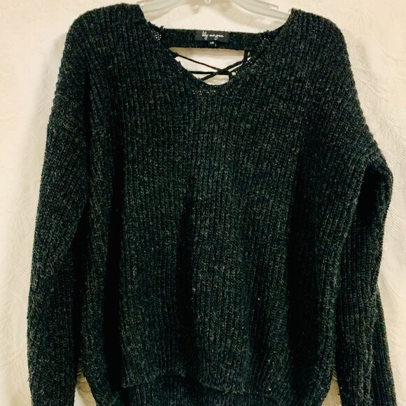 Lili Morgan Dark Grey Sweater (KM0112) - Picture 1 of 3